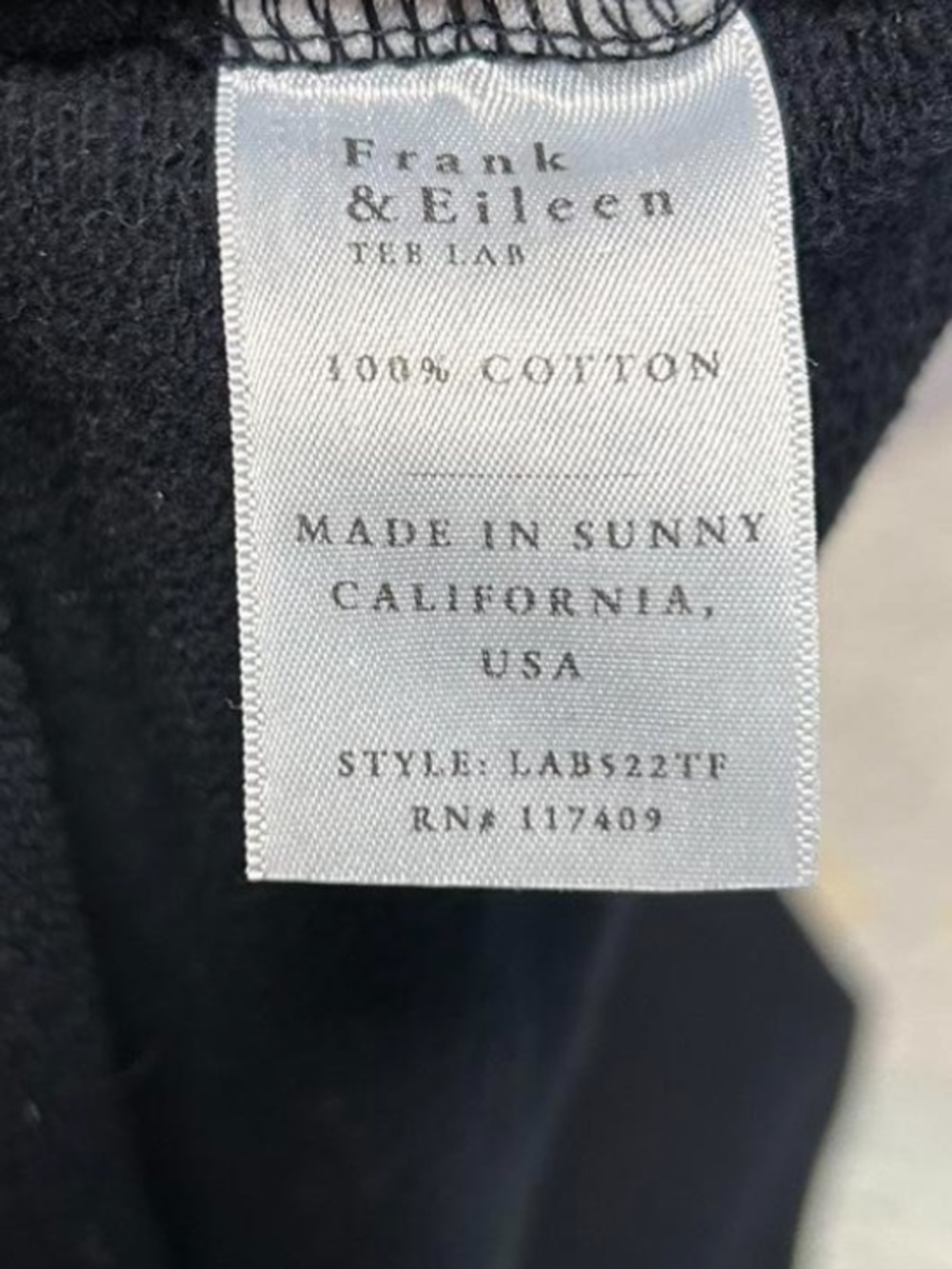 Frank & Eileen Black Open-Front Pocket Cardigan - Picture 4 of 6
